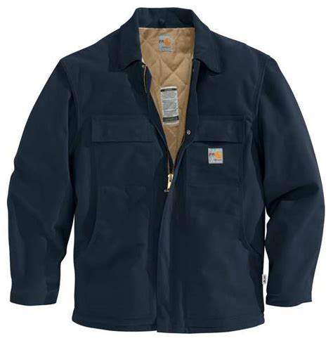 101618 FLAME-RESISTANT DUCK TRADITIONAL COAT/QUILT-LINED - 3 WARMEST RATING