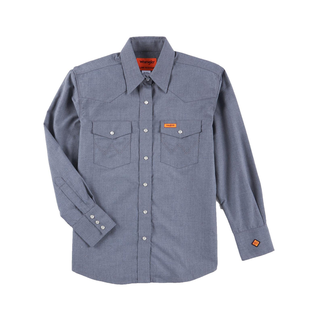 112320094 FR Womens FR Long Sleeve Snap Workshirt