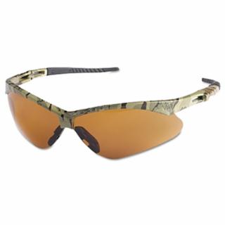 1572 #412-19644 V30 Nemesis™ Safety Glasses, Bronze, Polycarbonate Lens, Uncoated, Camouflage Frame/Temples, Nylon