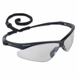 1567 #412-25685 V30 Nemesis™ Safety Glasses, Indoor/Outdoor, Polycarbonate Lens, Uncoated, Black Frame/Temple, Nylon