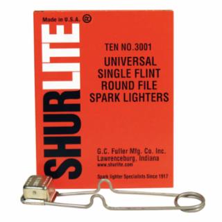 Striker square- Shurlite® Spark Lighter, Universal Single-Flint Round Lighter