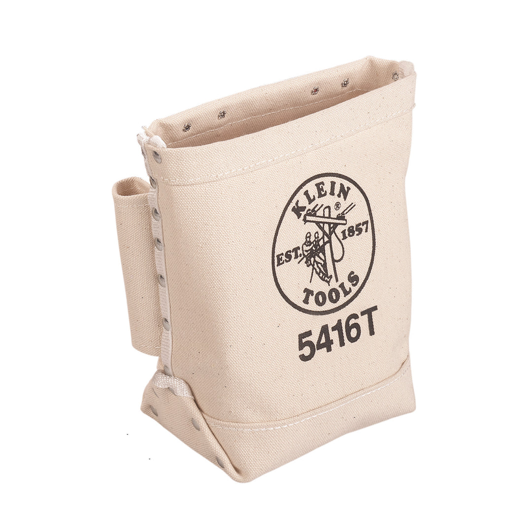 5416T Tool Bag, Bull-Pin and Bolt Bag, Tunnel Loop, Canvas, 5 x 10 x 9-Inch