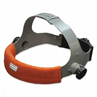 Sweatsopad-Headgear Sweatband, 8-1/2 in L, 1-1/4 in W, Orange, Pack of 2