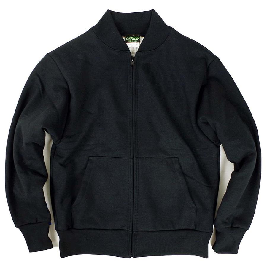 130Blk Knit collar sweatshirt **Made in USA**