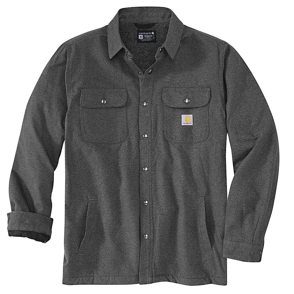 105939 RELAXED FIT FLANNEL SHERPA-LINED SHIRT JAC