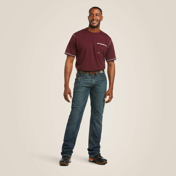 10016222 Rebar M5 Straight DuraStretch Edge Stackable Straight Leg Jean