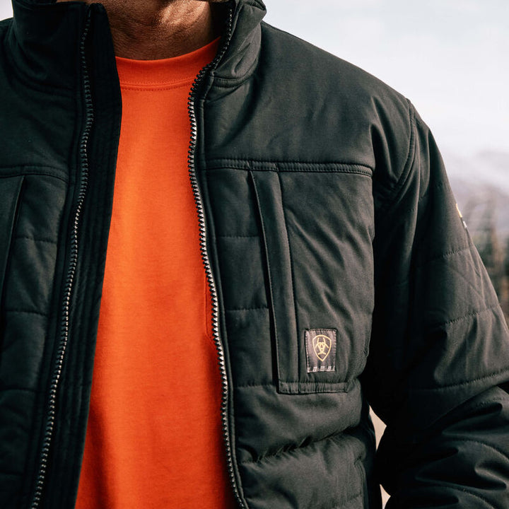 10032975 Rebar Valiant Stretch Canvas Water Resistant Insulated Jacket