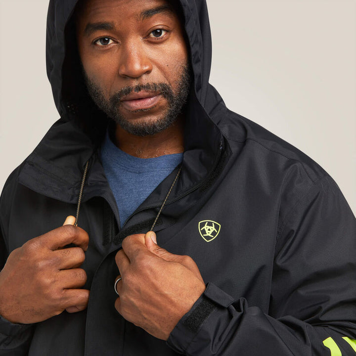 10037607 Rebar Stormshell Logo Waterproof Jacket
