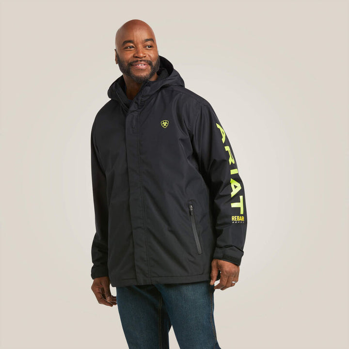 10037607 Rebar Stormshell Logo Waterproof Jacket