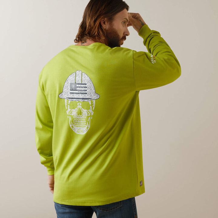 10043590 FR Roughneck Skull Logo T-Shirt