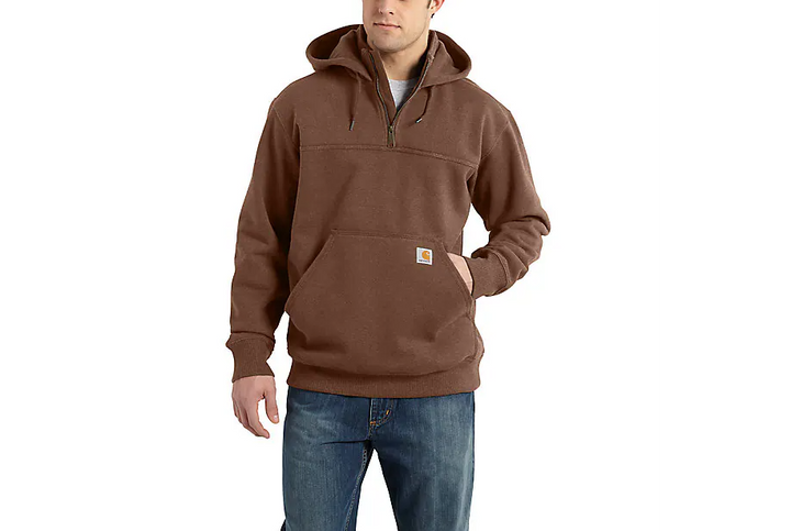 100617 RAIN DEFENDER® LOOSE FIT HEAVYWEIGHT QUARTER-ZIP HOODIE
