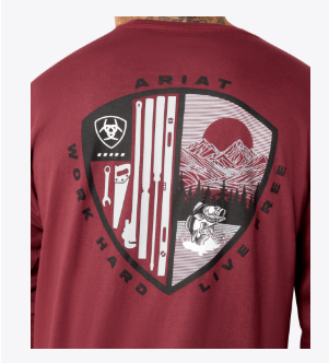 Rebar Cotton Strong WHLF Shield Long Sleeve T-Shirt