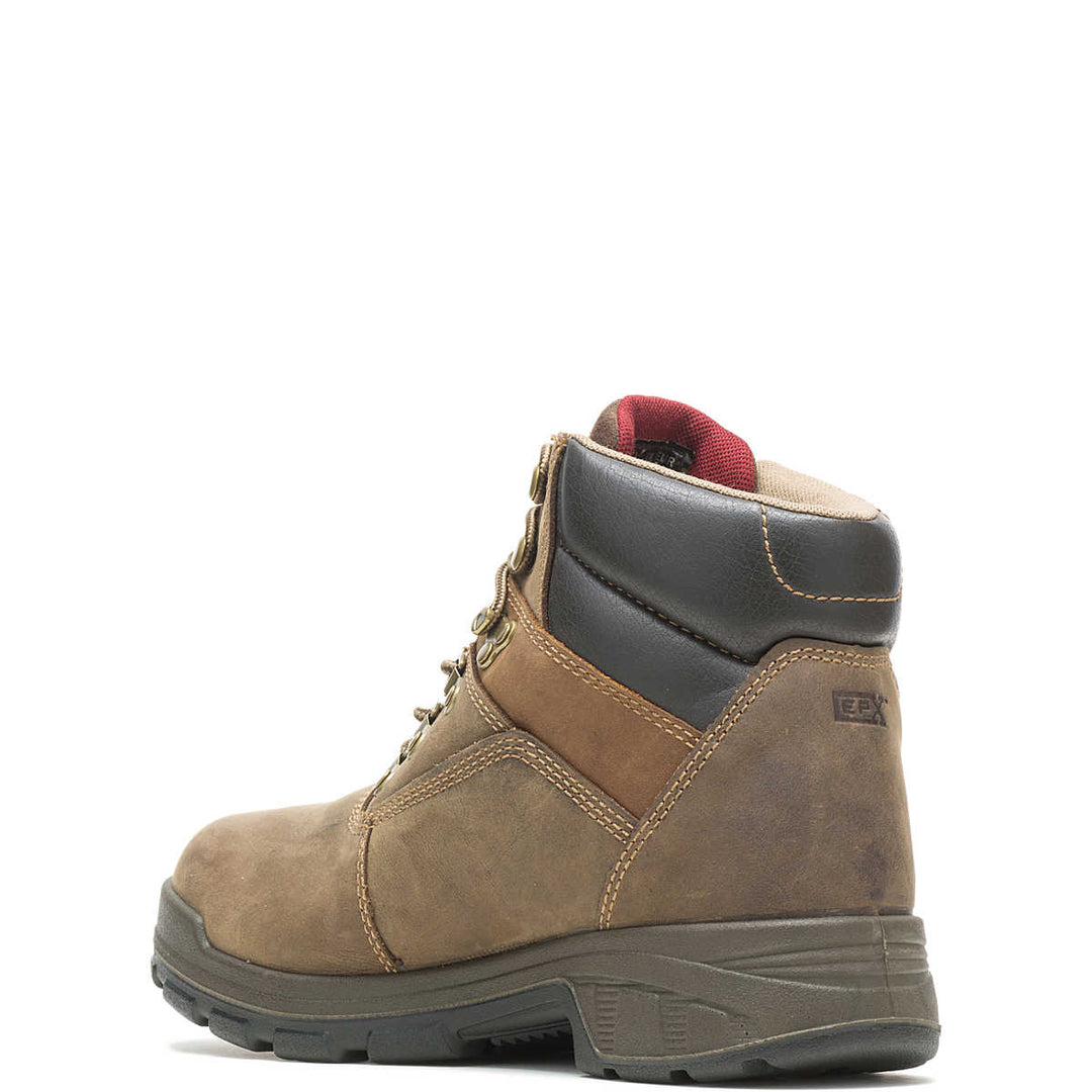 Back of brown boot