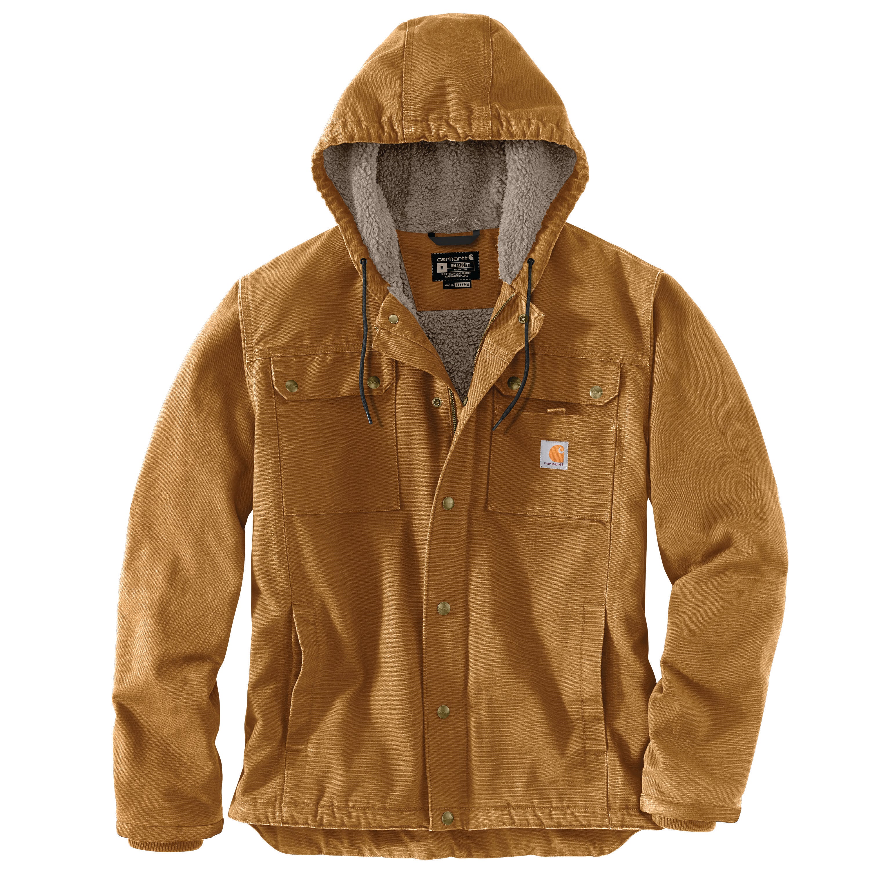103826 MEN'S SHERPA-LINED UTILITY JACKET - RELAXED FIT - WASHED