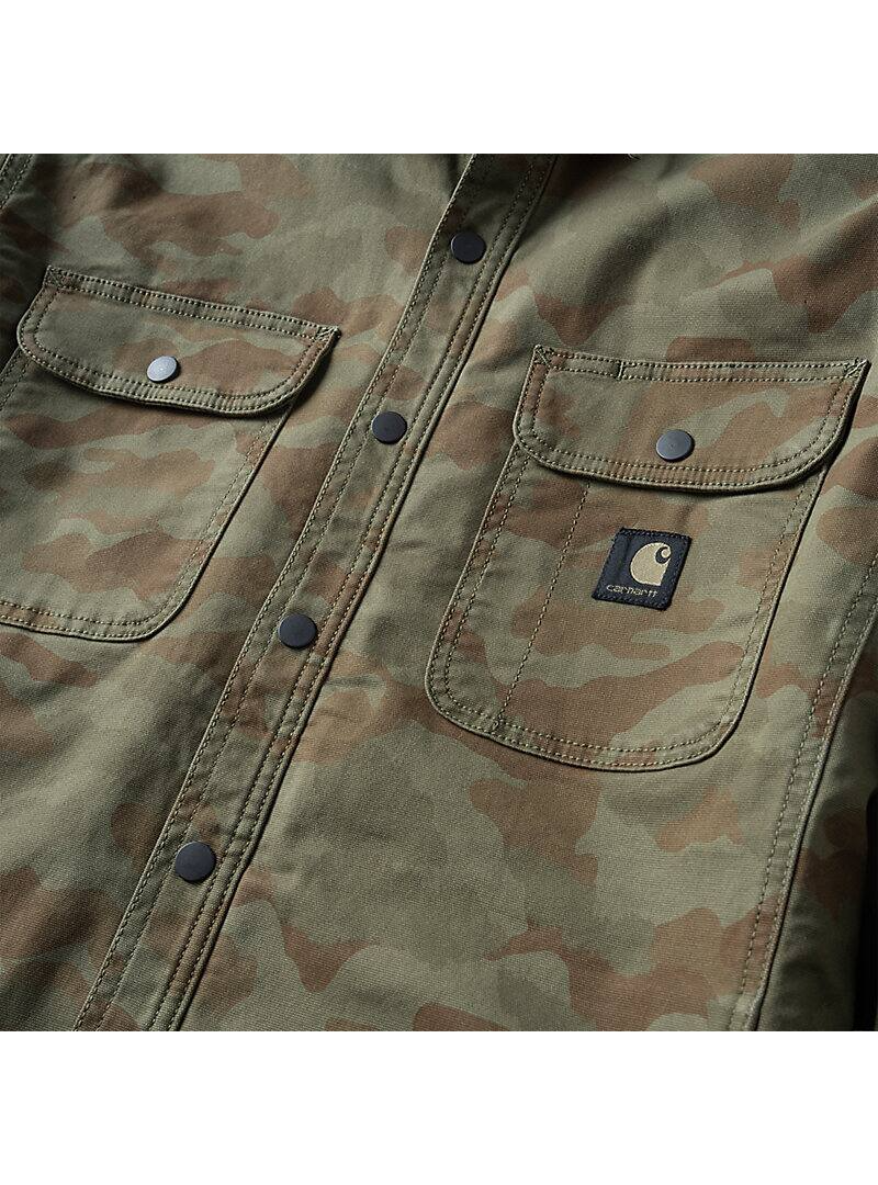 Rugged Flex® Relaxed Fit Canvas Fleece-Lined Shirt Jac
