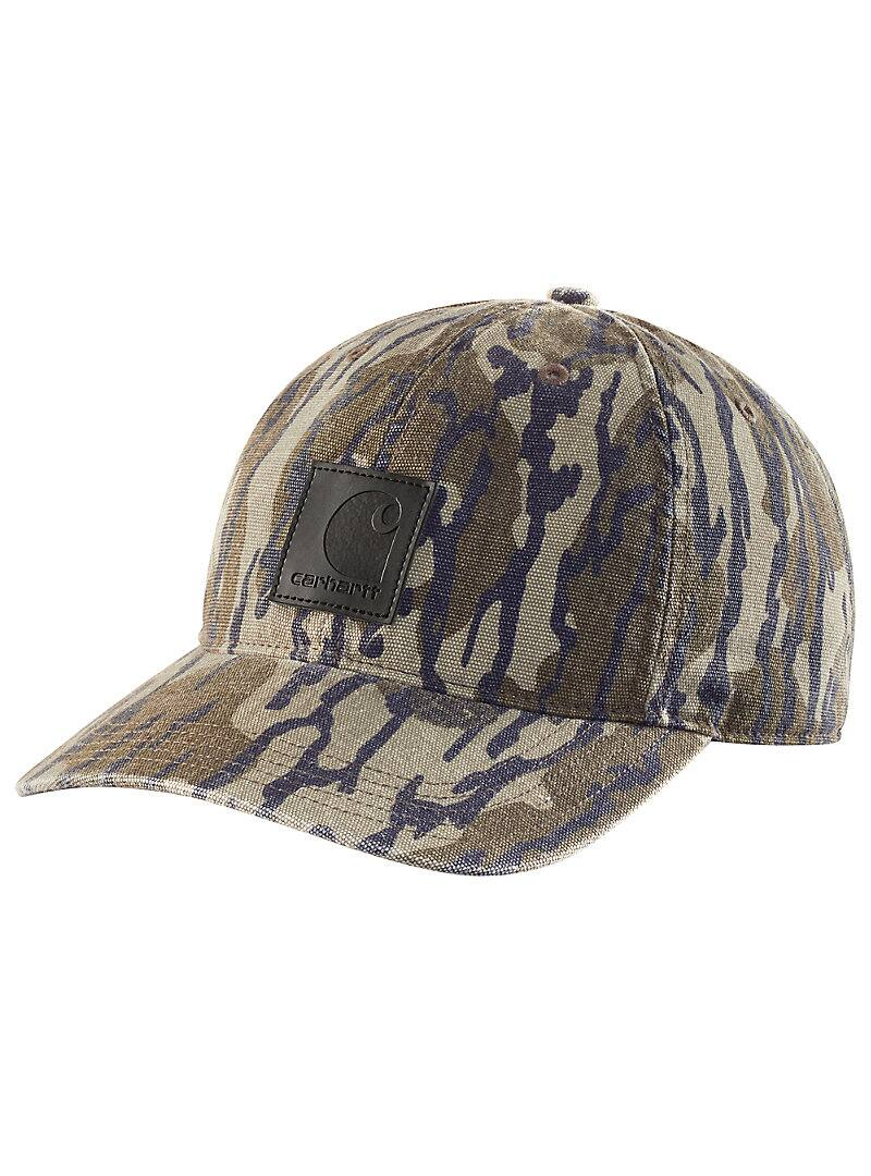 Odessa Leatherette Camo Cap