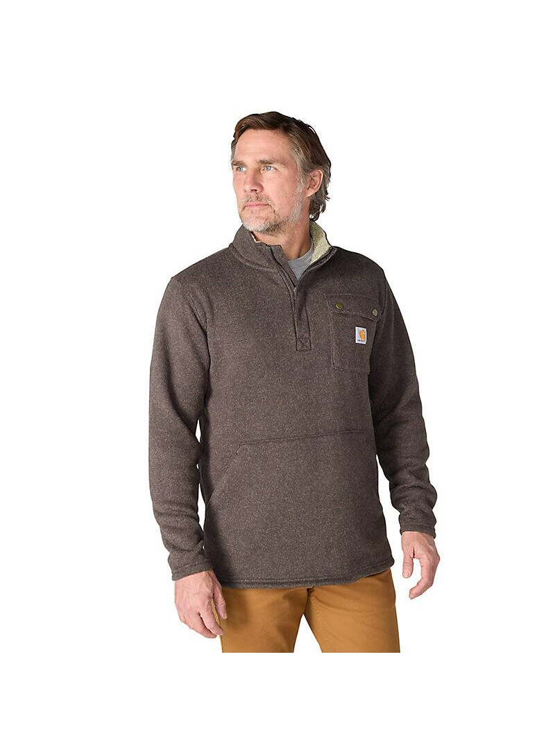 Relaxed Fit Midweight Quarter-Zip Pocket Sweater Fleece