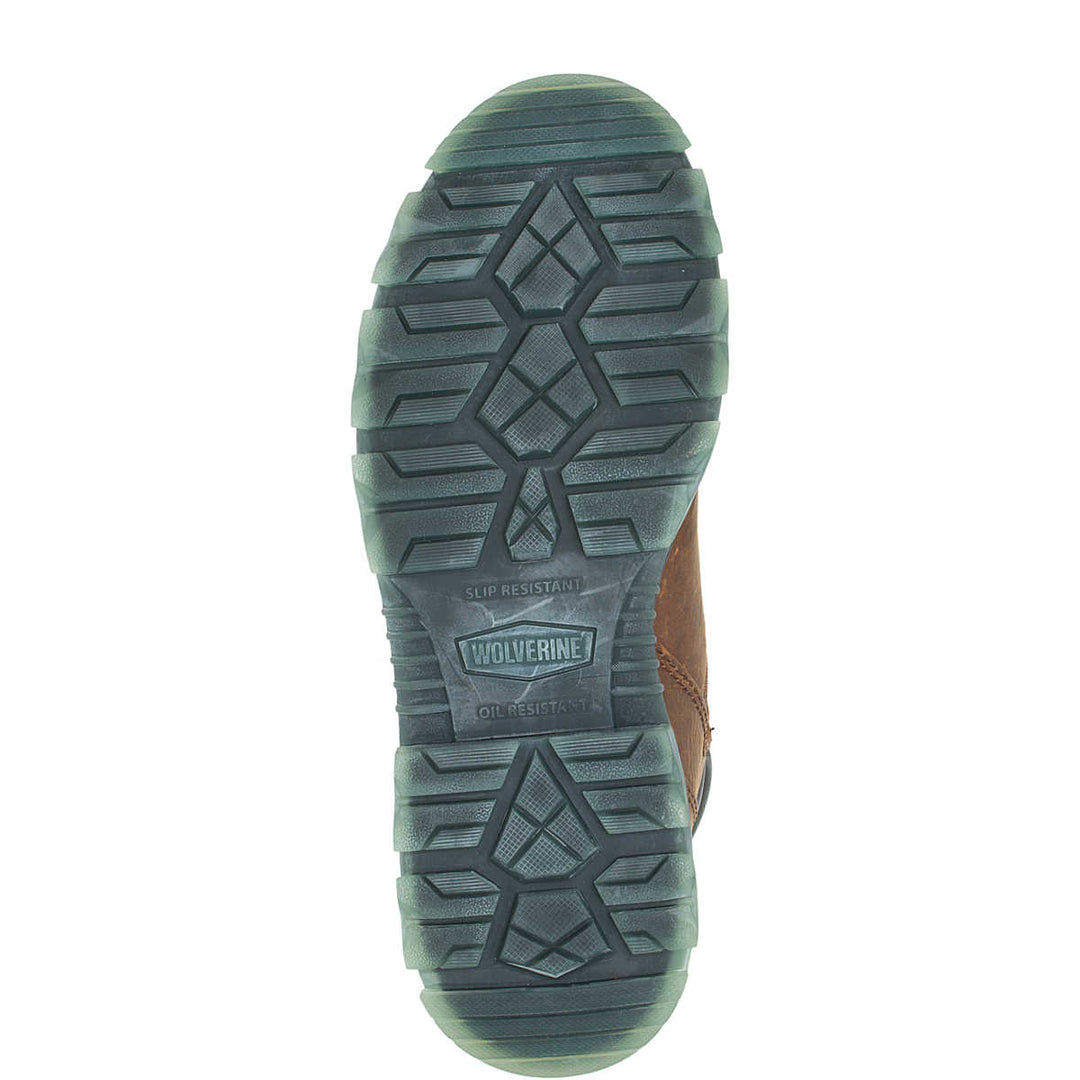 Black sole of a work boot