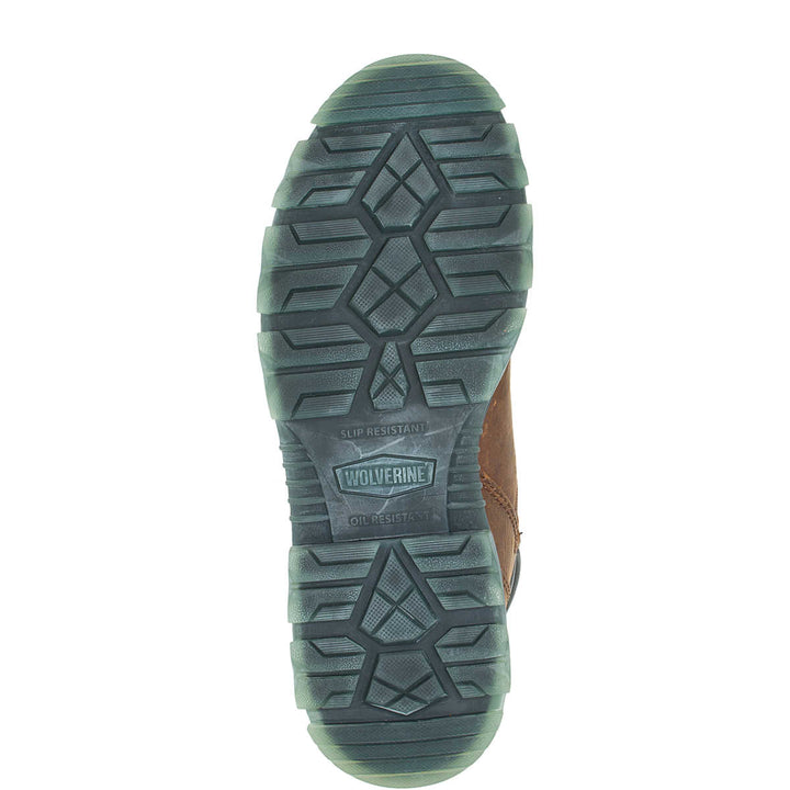 Black sole of a work boot