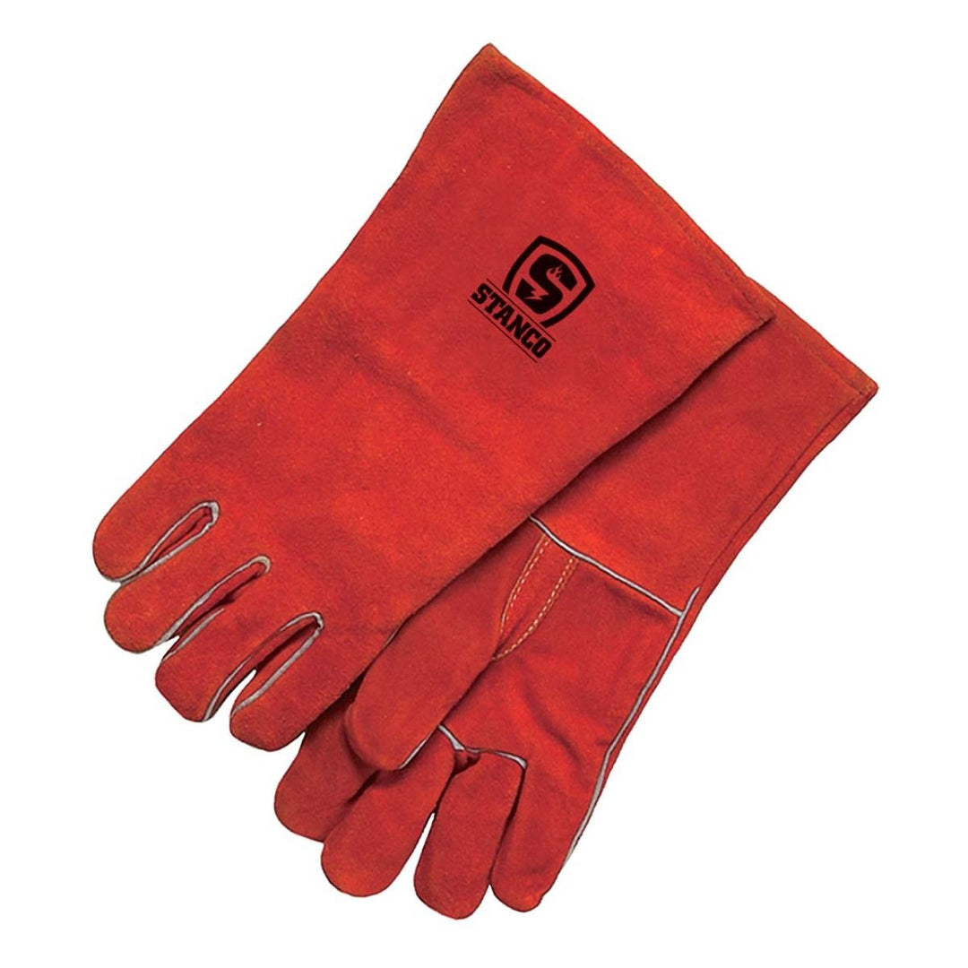 Orange Russet Select Split Cowhide Welding Gloves