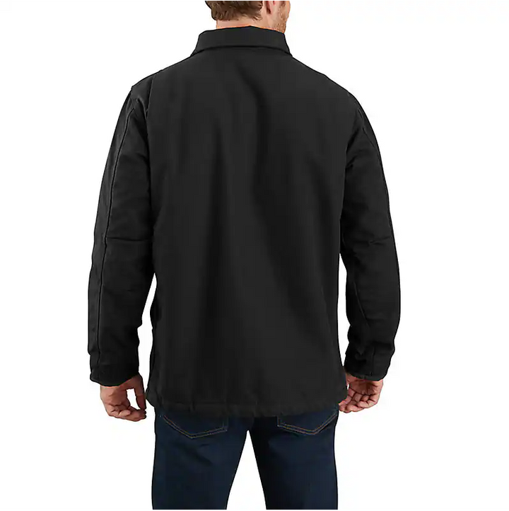 104293 MEN'S SHERPA-LINED FIELD JACKET - LOOSE FIT - WASHED DUCK - 2 WARMEST RATING