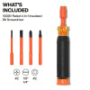 4-in-1 Insulated Auto-Lock Screwdriver