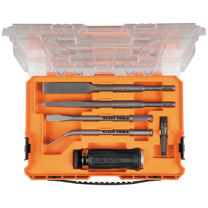 327555SD  SDS Chisel Bit Set with Handle 6-Piece