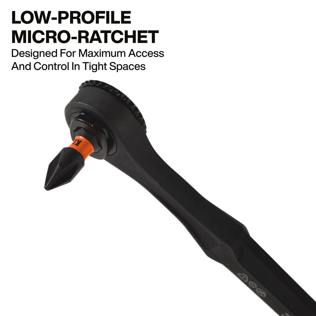 Proflex Micro Ratchet Impact-Rated Bit Set, 20-Piece