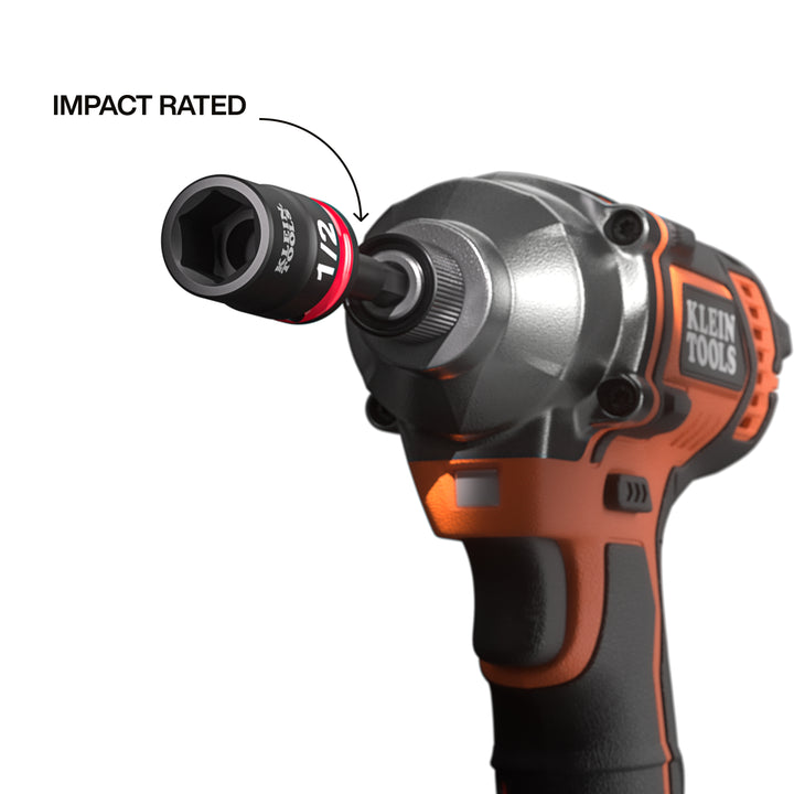 Grab-And-Go Impact Socket Set, SAE, 7-Piece