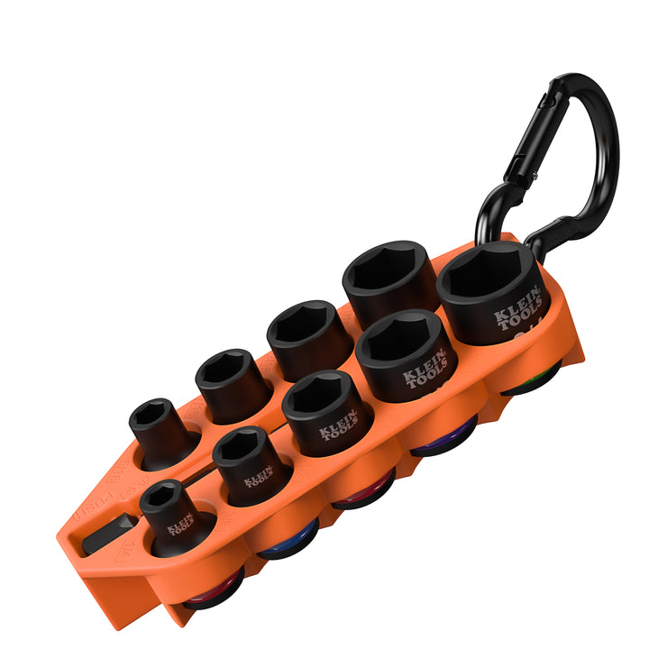 Grab-And-Go Impact Socket Set, SAE, 10-Piece