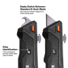 Auto-Loading Retractable Utility Knife with Dual-Sided Blade Magazine