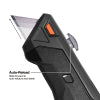 Auto-Loading Retractable Utility Knife with Dual-Sided Blade Magazine