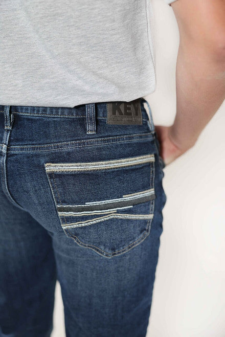 McKey Straight Fit Boot Cut Jeans