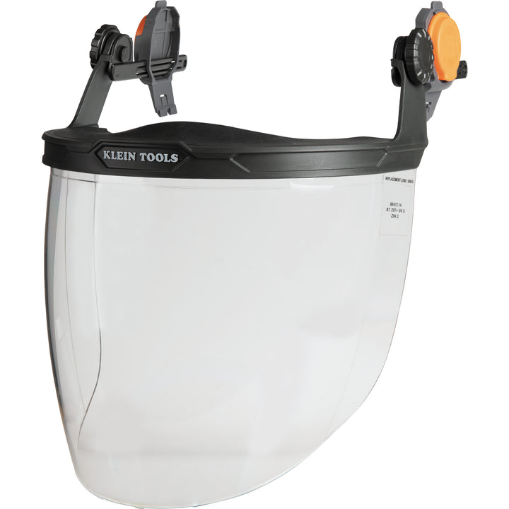 Face Shield, Safety Helmet and Cap-Style Hard Hat, Clear