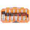 Knurled Hex Bit Socket Set, SAE, 13-Piec