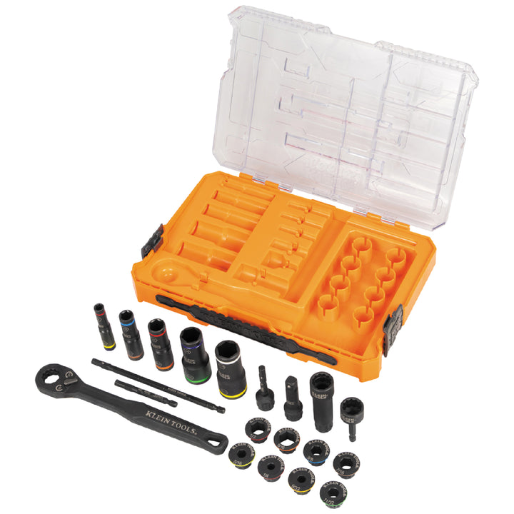 65240 KNECT™ Impact Pass Through and Deep-Well Flip Socket Set, 20-Piece