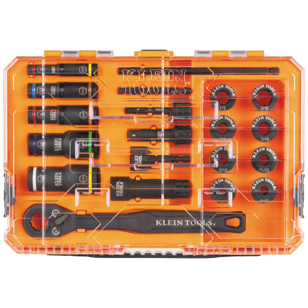 65240 KNECT™ Impact Pass Through and Deep-Well Flip Socket Set, 20-Piece