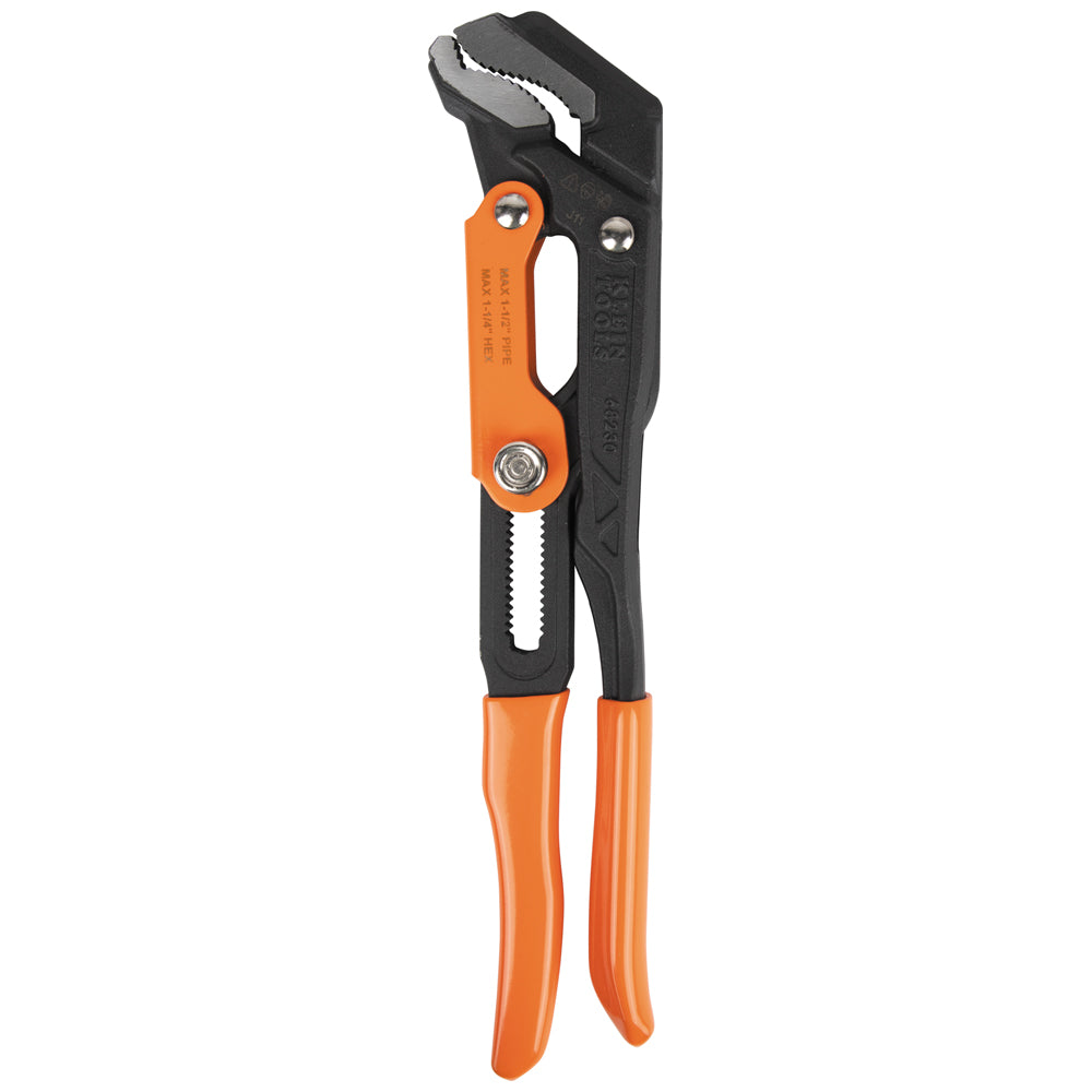 Quick-Adjust S-Jaw Pipe Wrench, 13-Inch