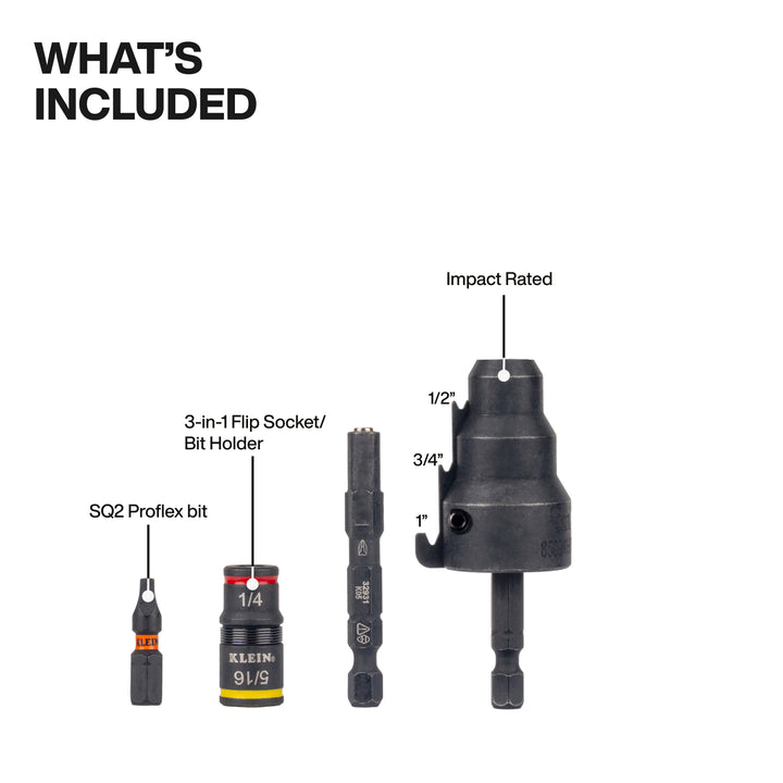 Impact-Rated Flip Socket Conduit Reamer