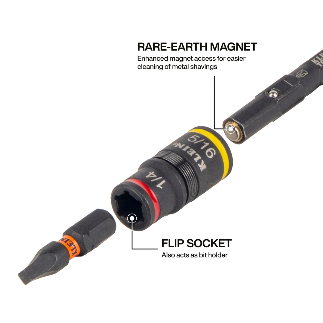 Impact-Rated Flip Socket Conduit Reamer
