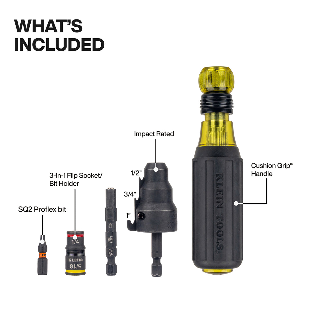 Impact-Rated Flip Socket Conduit Reamer Driver