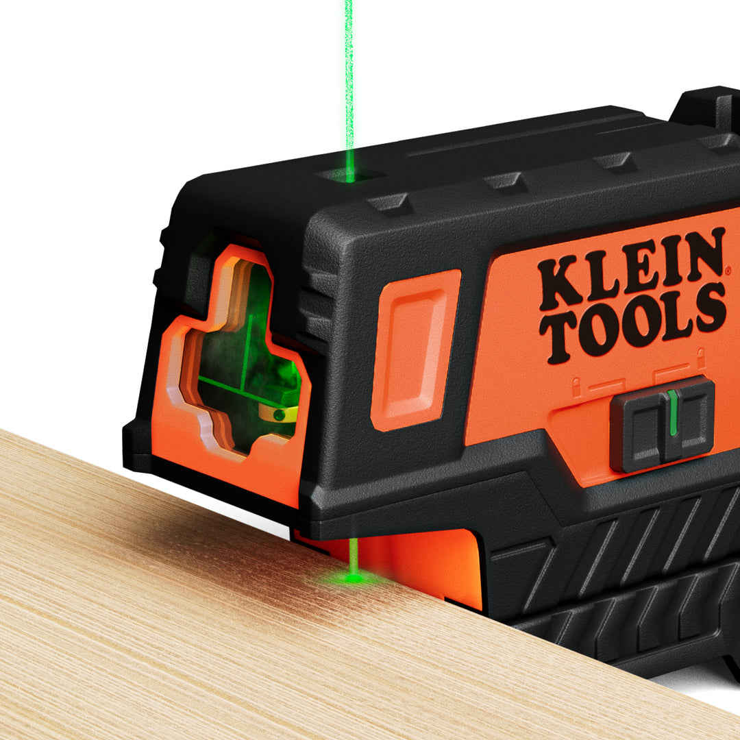 Compact Green Cross-Line Laser Level with Plumb Spot