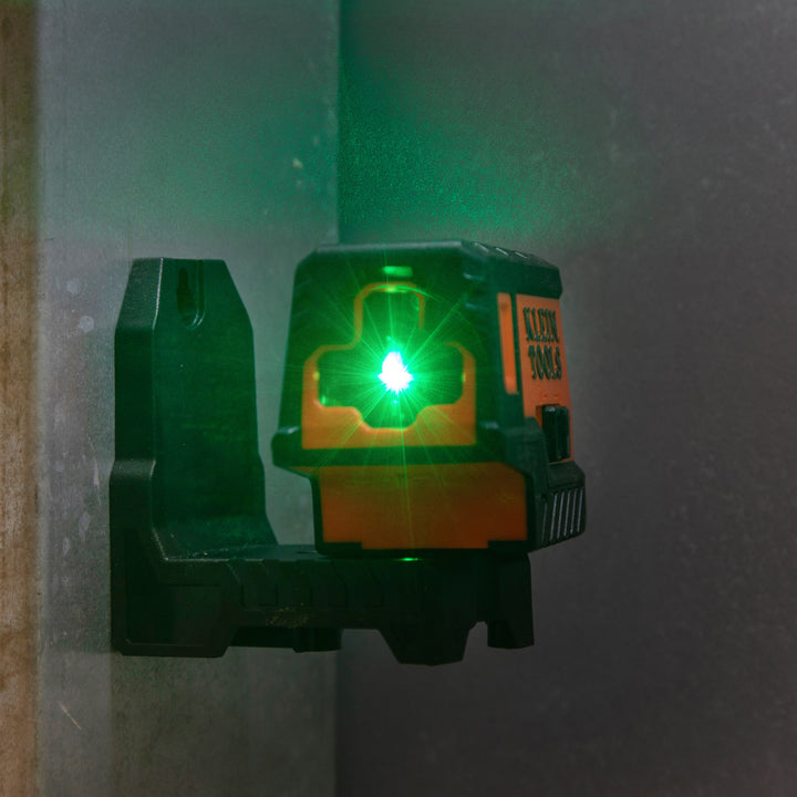 Compact Green Cross-Line Laser Level with Plumb Spot