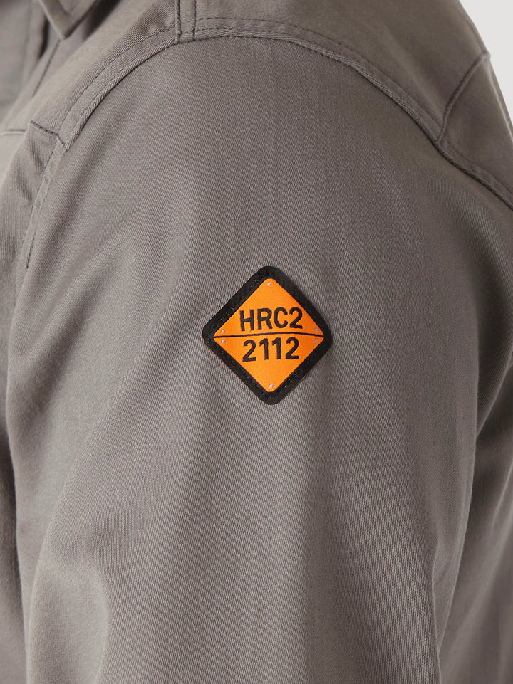 FR127CH FR Flame-Resistant Long Sleeve Solid - Charcoal