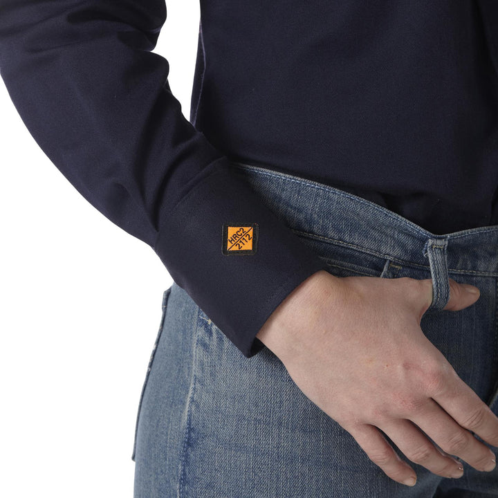 10FRLW03N Womens WRANGLER® FR FLAME RESISTANT LONG SLEEVE SOLID