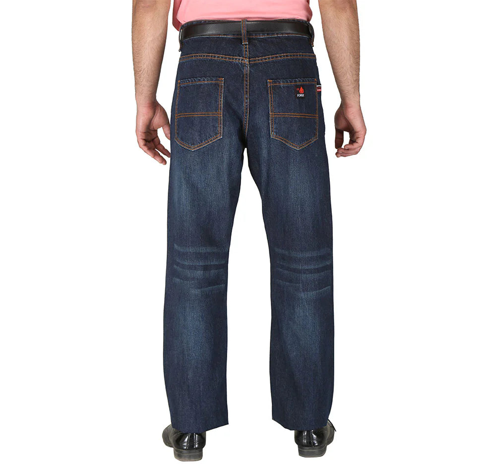 MFRJ-101 Fr Blue Faded Cross Hatch Jeans