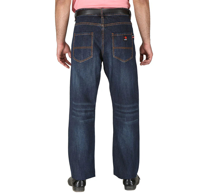 MFRJ-101 Fr Blue Faded Cross Hatch Jeans