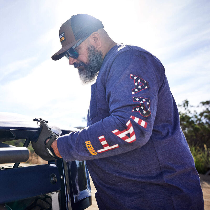 Rebar Cotton Strong Standard Logo Pocket T-Shirt