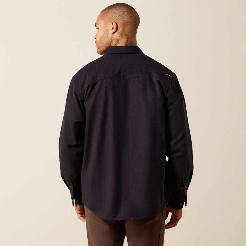 Rebar Flannel Twill Snap Work Shirt