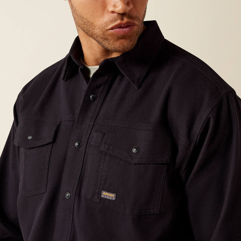 Rebar Flannel Twill Snap Work Shirt